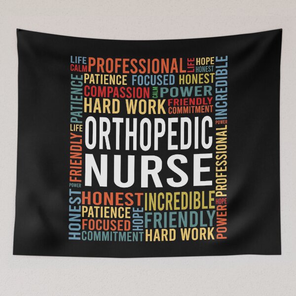 Item preview, orthopedic nurse saying: orthopedic nurse words gift designed and sold by alaechamlal.