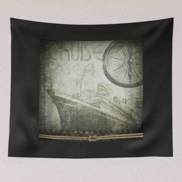 Item preview, Vintage Steampunk Grunge Cruise Ship Design designed and sold by critterville.