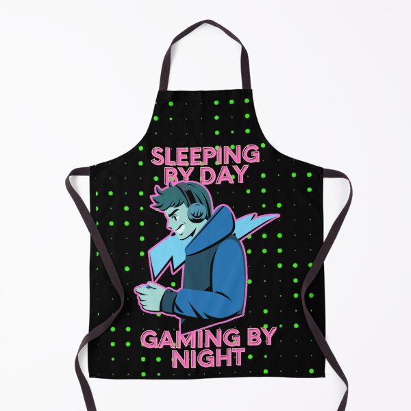 Item preview, Sleeping By Day Gaming By Night-Gaming Addict designed and sold by letsgetinspired.