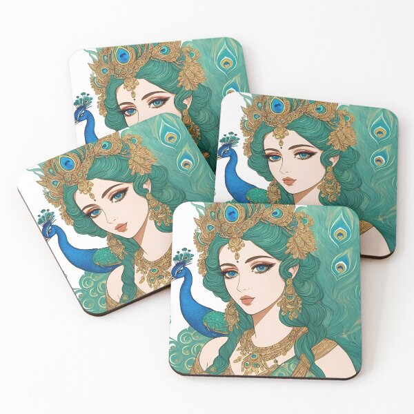 Item preview, Hera the goddess of women and family, Queen of the Gods, Juno, peacock designed and sold by Girly-Universe.