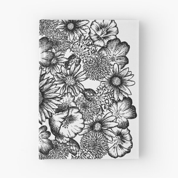 Item preview, Flower Power Pen Drawing designed and sold by Jaraart.