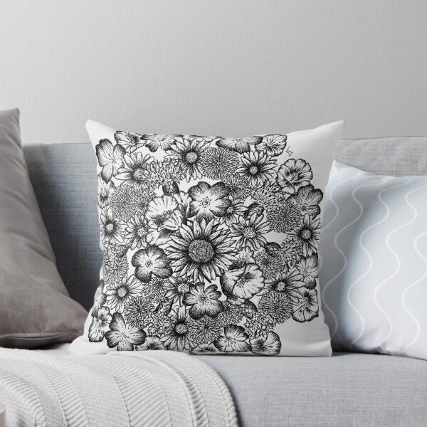 Item preview, Flower Power Pen Drawing designed and sold by Jaraart.