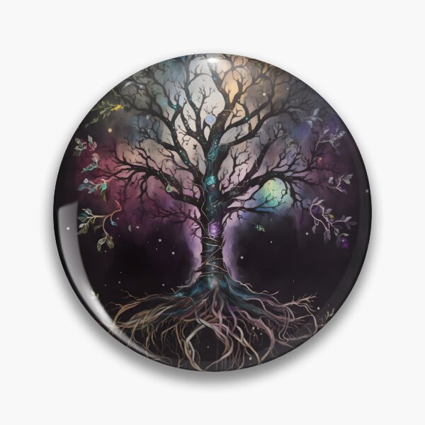 Item preview, Celtic Tree of Life Pagan Wiccan in Cool Tones designed and sold by CGSGraphics.