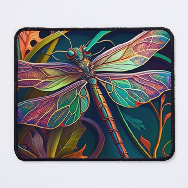 Item preview, Art Nouveau Colorful Painted Dragonfly designed and sold by PaperieJennifer.