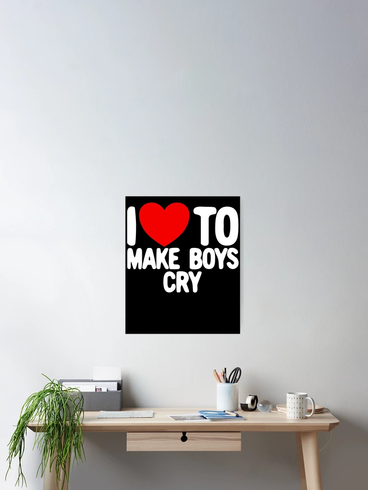 Imagen 2 de 3, Póster con la obra I Love To Make Boys Cry Toddler Valentines Outfit Girls Gear, diseñada y vendida por DynamicDesign.