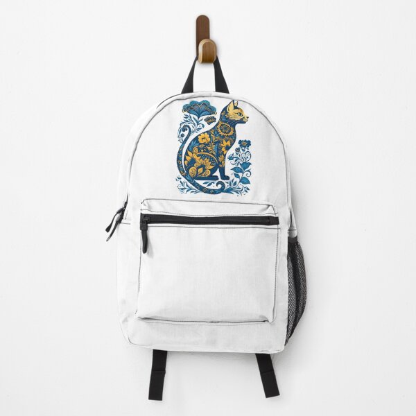 Item preview, Ukraine Cat Floral Vintage Ukrainian Flag & Vyshyvanka designed and sold by SecretDicer.