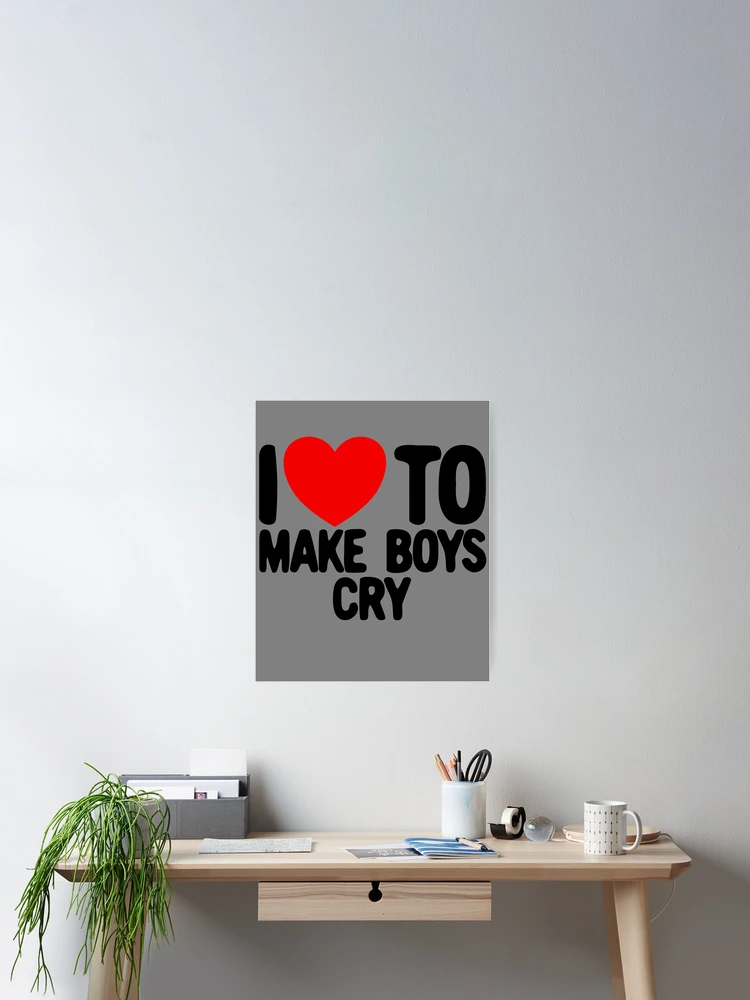 Imagen 2 de 3, Póster con la obra I Love To Make Boys Cry Toddler Valentines Outfit Girls Gear, diseñada y vendida por DynamicDesign.