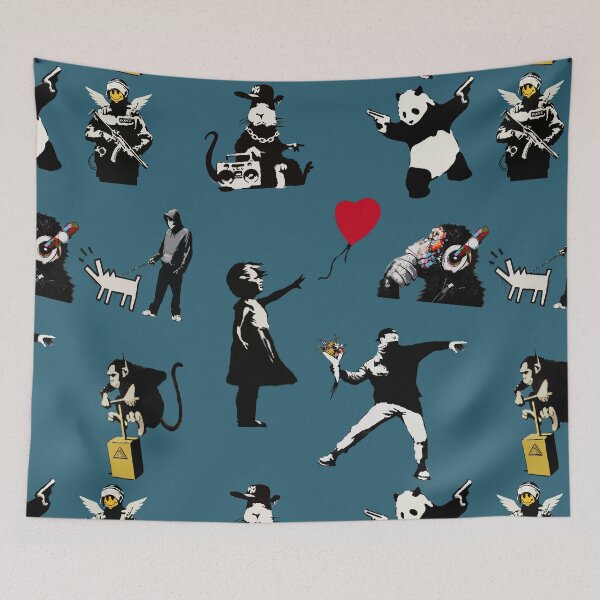 Item preview, Banksy Collage Set Pack Pattern designed and sold by WE-ARE-BANKSY.