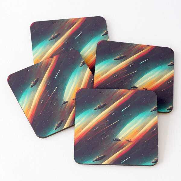 Item preview, A colorful outerspace, nebular scene pattern designed and sold by Gerald Waters.