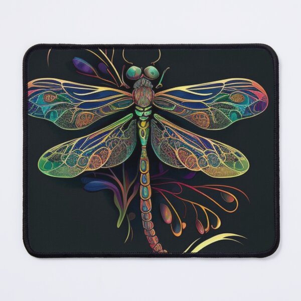 Item preview, Art Nouveau Colorful Painted Dragonfly designed and sold by PaperieJennifer.