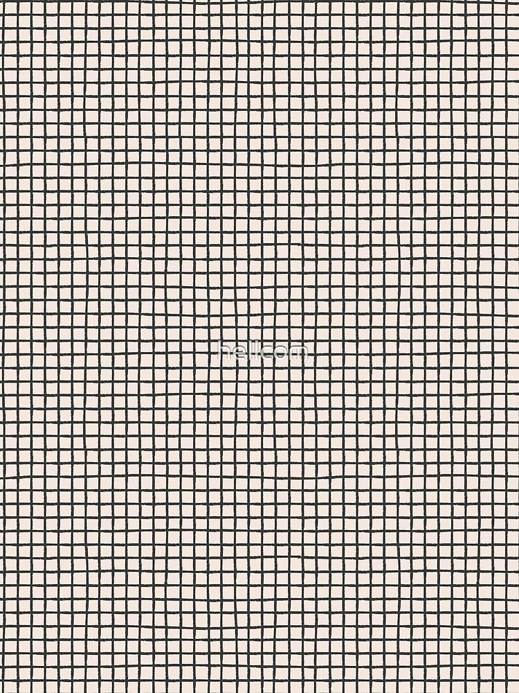 Thumbnail 3 of 3, Scarf, Minimal Grid Pattern designed and sold by hellcom.