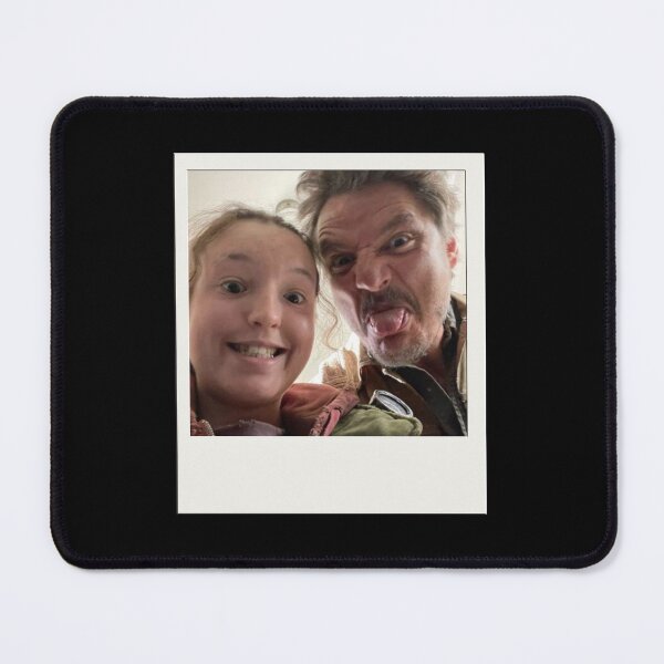 Item preview, pedro pascal and bella ramsey having fun foto retro designed and sold by LannisterOnMars.