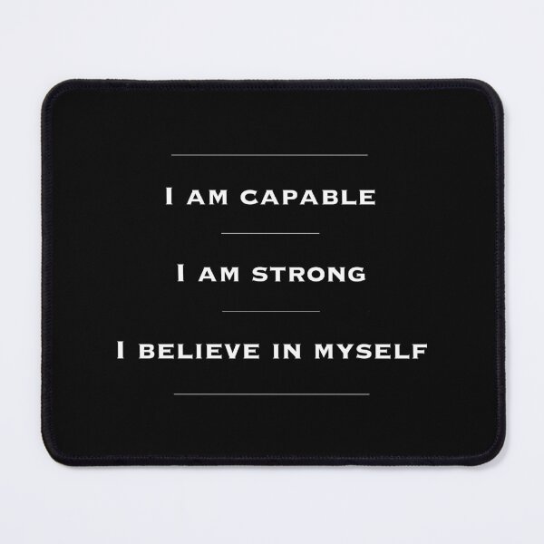 Item preview, Motivational Inspirational Wall Art, Home Decor, Office Decor. Entrepreneur Gift. I Am Capable, I Am Strong, I Believe in Myself designed and sold by Read This Already.