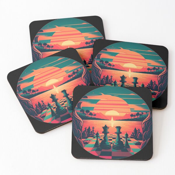 Item preview, Chess Retro Sunset designed and sold by Diamaber.