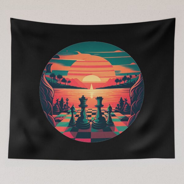 Item preview, Chess Retro Sunset designed and sold by Diamaber.