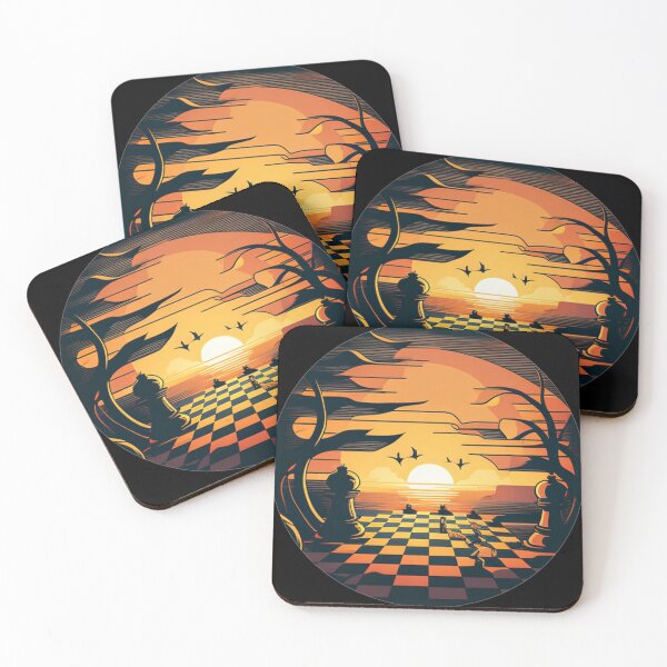 Item preview, Chess Retro Sunset designed and sold by Diamaber.