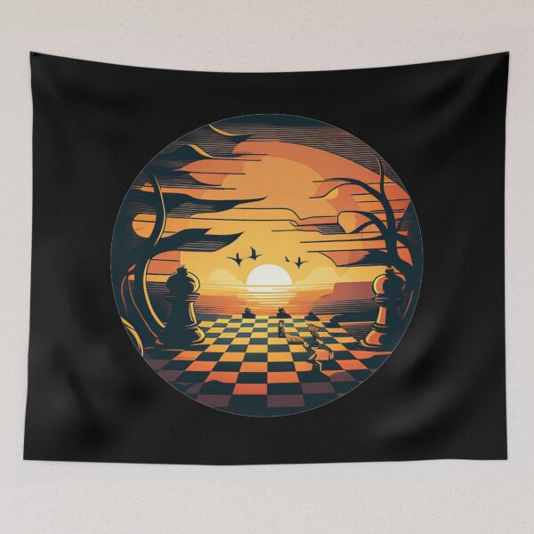 Item preview, Chess Retro Sunset designed and sold by Diamaber.