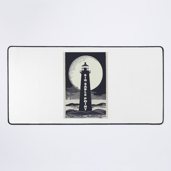 Item preview, Big Sable Point Michigan Lighthouse Moon designed and sold by Esskay Designs.