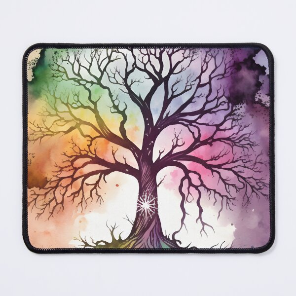 Item preview, Tree of Life Celtic Pagan Wiccan in Rainbow Colors designed and sold by CGSGraphics.