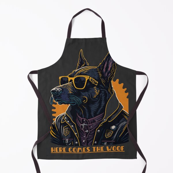 Item preview, Here Comes The Woof - Cool Dog With Shades and Coat designed and sold by candlewithhare.
