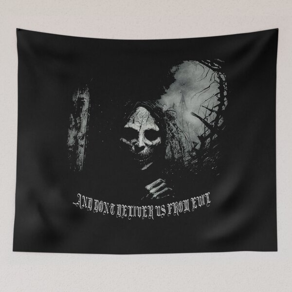 Item preview, Scary face, and don't deliver us from evil, dsbm, black metal designed and sold by SvarunPogani.