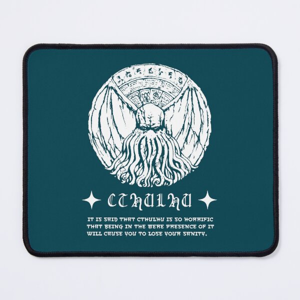 Item preview, Cthulhu Tablet Illustration v2 (white print) designed and sold by CreatorJ.