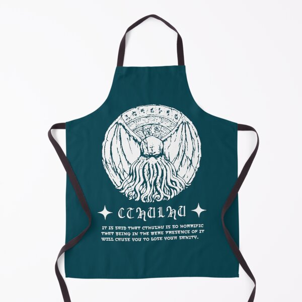 Item preview, Cthulhu Tablet Illustration v2 (white print) designed and sold by CreatorJ.