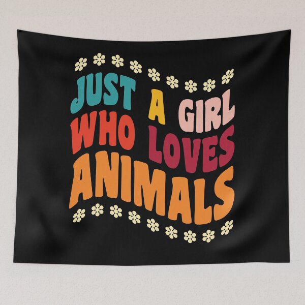 Item preview, Just a Girl Who Loves Animals designed and sold by GaryDobson.