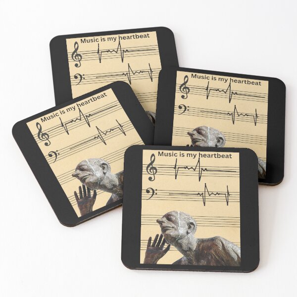 Item preview, Music is My Heartbeat designed and sold by CannyGoods.