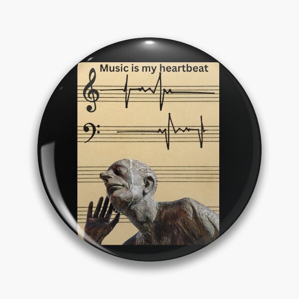 Item preview, Music is My Heartbeat designed and sold by CannyGoods.
