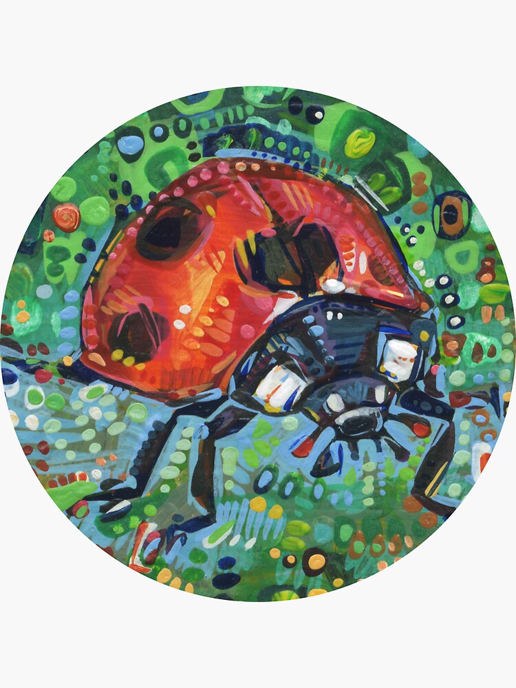 Ladybug Painting - 2017 by gwennpaints