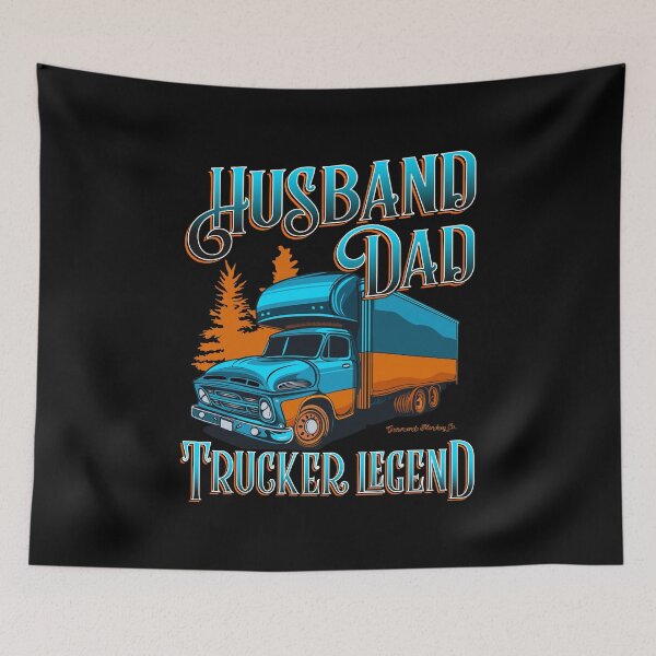 Item preview, Husband Dad Trucker Legend designed and sold by GarmentMonkeyCo.