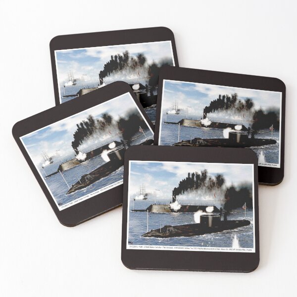 Item preview, United States Civil War : Ironclads 1862 Sea Battle Print designed and sold by posterbobs.