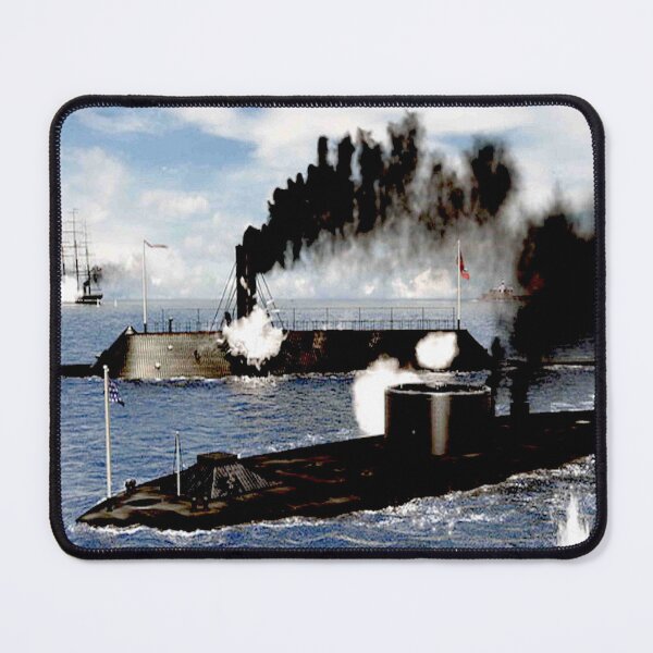 Item preview, United States Civil War : Ironclads 1862 Sea Battle Print designed and sold by posterbobs.