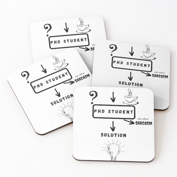 Item preview, Funny PhD work flow designed and sold by Lady-Frost.