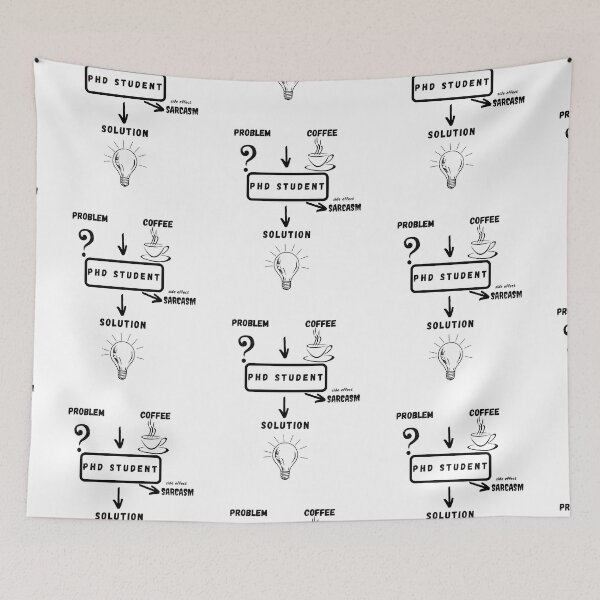 Item preview, Funny PhD work flow designed and sold by Lady-Frost.