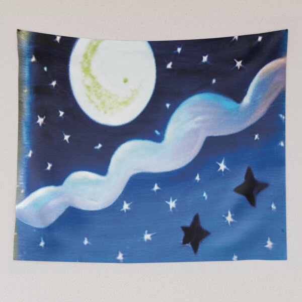 Item preview, Moon and stars amazing design designed and sold by Hafsacreations.