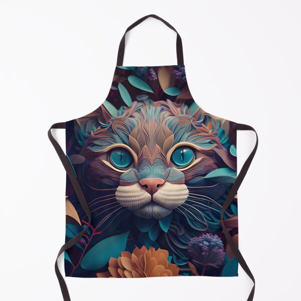 Item preview, Colorful Cute kitty and Flowers designed and sold by beluxe.