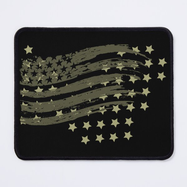 Item preview, American Flag Green Stars  designed and sold by Monikatees.
