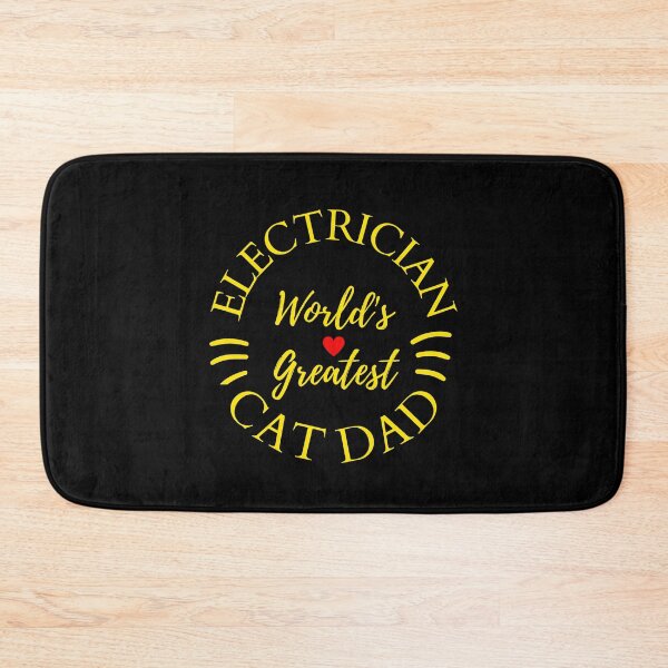 Item preview, Worlds Greatest Electrician and Cat Dad designed and sold by McThingummy.