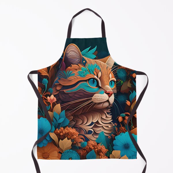 Item preview, Colorful Cute kitty and Flowers designed and sold by beluxe.