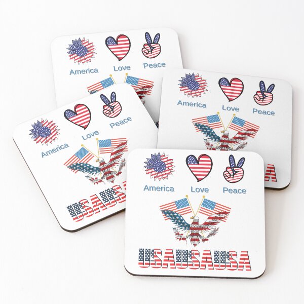 Item preview, America USA Flag - America Love Peace  designed and sold by lsepolis123.
