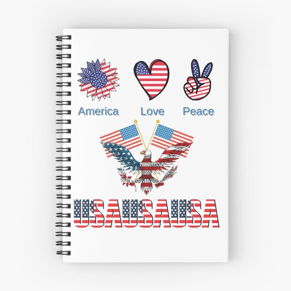 Item preview, America USA Flag - America Love Peace  designed and sold by lsepolis123.