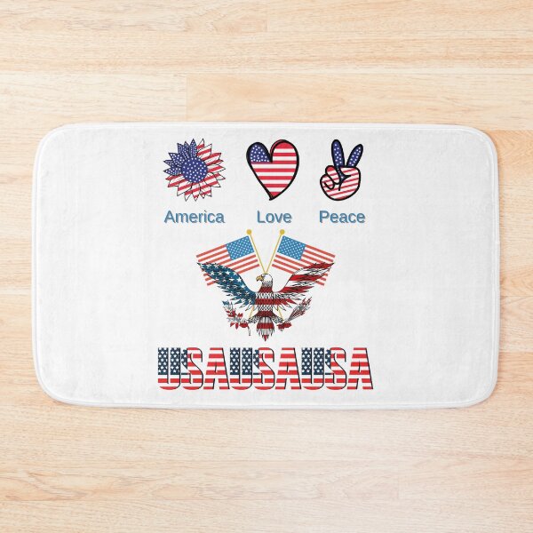 Item preview, America USA Flag - America Love Peace  designed and sold by lsepolis123.