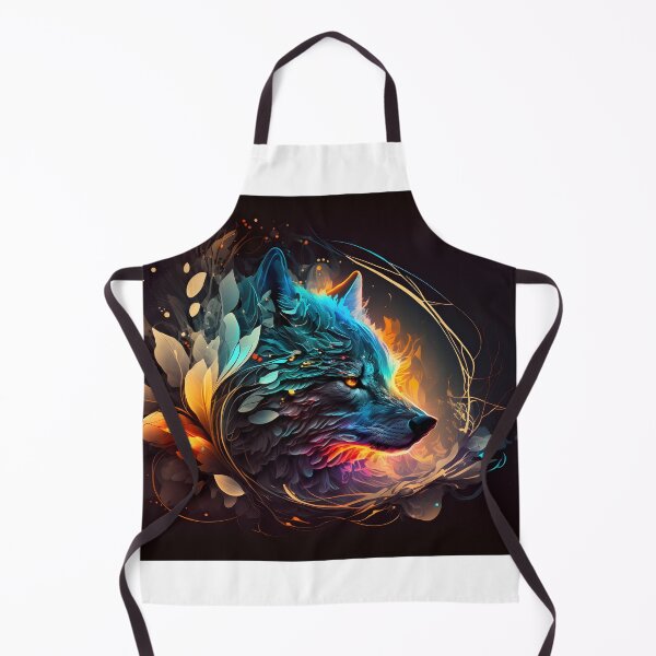 Item preview, Abstract Wolf Face Art  designed and sold by PeteRascal.