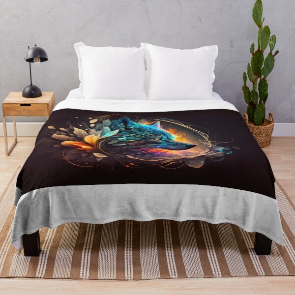 Item preview, Abstract Wolf Face Art  designed and sold by PeteRascal.