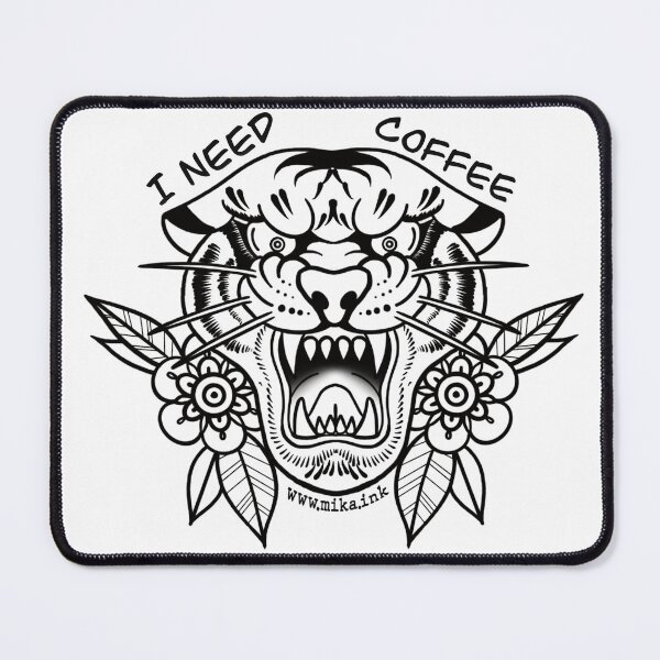 Item preview, Coffee tiger designed and sold by Mikkaink.