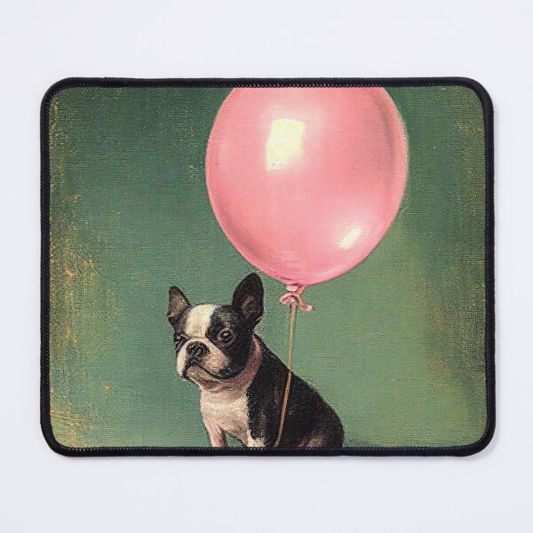 Item preview, Dog and pink balloon dog balloon pink designed and sold by BreimGothe.