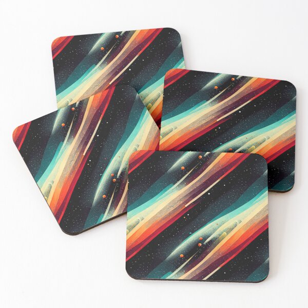 Item preview, A colorful outerspace, nebular scene pattern designed and sold by Gerald Waters.