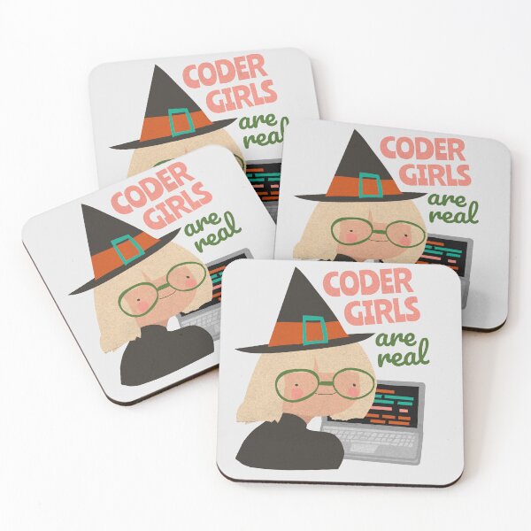 Item preview, Coder girls are real designed and sold by sashashuba.
